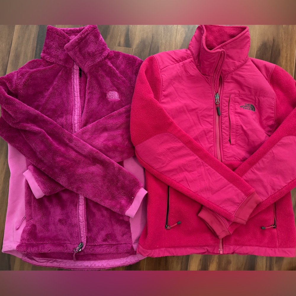 Bundle the north face jacket size XS and Small